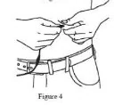 Figure 4 shows how to pinch your skin an insert the needle.