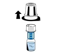 A diagram of a bottle with a plastic cap

Description automatically generated