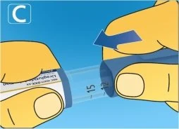 A close-up of a hand holding a vial

AI-generated content may be incorrect.