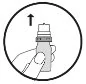 A hand holding a bottle
Description automatically generated